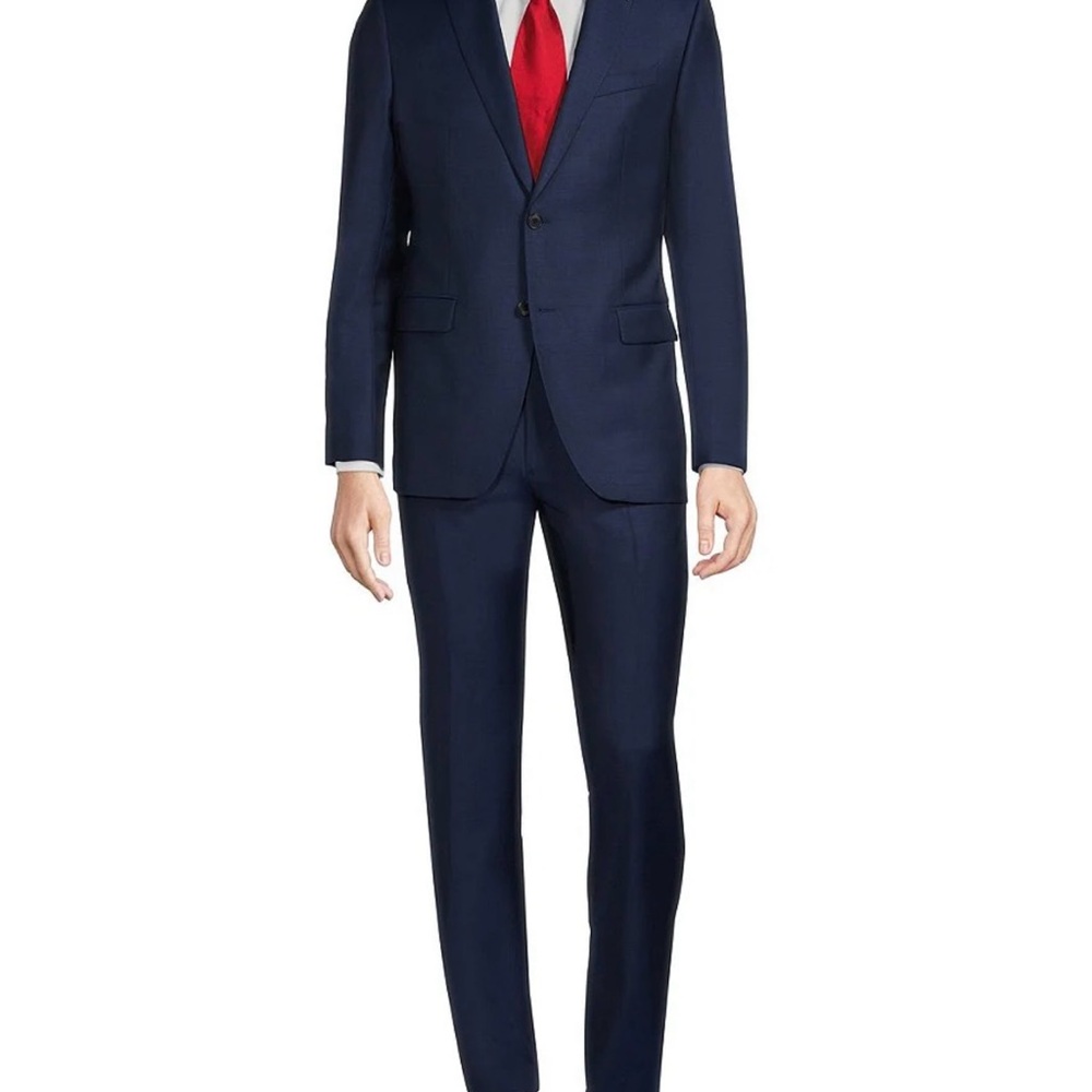 John Varvados men’s suit 40R/33 navy blue